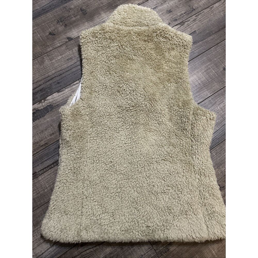 Patagonia Los Gatos Fleece Vest Womens Size Medium brown Tan Full Zip - Picture 2 of 8